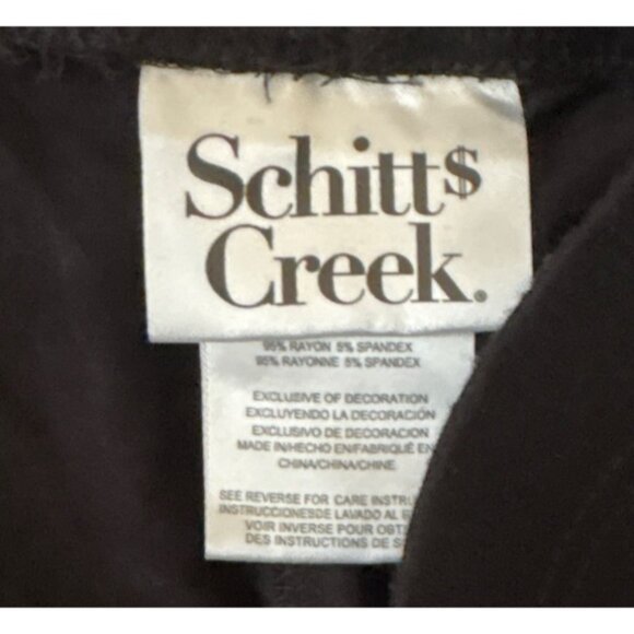 Schitts Creek Womens Black Flared Lounge Pants L Soft Cotton Blend Comfortable F - Picture 4 of 6